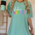 Feliz Viernes Happy Friday Spanish Teacher Friday Spanish Sp Women's Comfort Colors T-Shirt Chalky Mint Feliz Viernes Happy Friday Spanish Teacher Friday Spanish Sp Women's Comfort Colors T-Shirt Chalky Mint