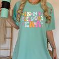 In My Field Day Era Teacher Kids Cute Groovy Field Day Women's Comfort Colors T-Shirt Chalky Mint