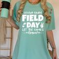Field Day Second 2nd Grade Orange 2025 Boy Girl Teacher Women's Comfort Colors T-Shirt Chalky Mint