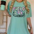 Field Day Vibes For Teacher Kids Happy Field Day 2025 Women's Comfort Colors T-Shirt Chalky Mint Field Day Vibes For Teacher Kids Happy Field Day 2025 Women's Comfort Colors T-Shirt Chalky Mint
