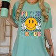 Fifth Grade Team Teachers Boys Girls Retro Smile 5th Grade Women's Comfort Colors T-Shirt Chalky Mint Fifth Grade Team Teachers Boys Girls Retro Smile 5th Grade Women's Comfort Colors T-Shirt Chalky Mint