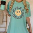 First Grade Teacher First Day Of 1st Grade Back To School Women's Comfort Colors T-Shirt Chalky Mint First Grade Teacher First Day Of 1st Grade Back To School Women's Comfort Colors T-Shirt Chalky Mint