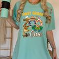 First Grade Zoo Field Trip Squad Matching Teacher Students Women's Comfort Colors T-Shirt Chalky Mint First Grade Zoo Field Trip Squad Matching Teacher Students Women's Comfort Colors T-Shirt Chalky Mint