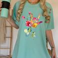 Flower American Sign Language ASL Teacher Teaching Deaf Women's Comfort Colors T-Shirt Chalky Mint Flower American Sign Language ASL Teacher Teaching Deaf Women's Comfort Colors T-Shirt Chalky Mint