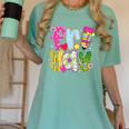 Fri-Yay Happy Friday Weekend Teacher Back To School Women's Comfort Colors T-Shirt Chalky Mint