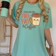 Friyay Teacher Coffee Friday School Cute Fri Yay Women's Comfort Colors T-Shirt Chalky Mint