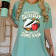 Front Office Teacher Admin Mother I'm A School Secretary Women's Comfort Colors T-Shirt Chalky Mint Front Office Teacher Admin Mother I'm A School Secretary Women's Comfort Colors T-Shirt Chalky Mint