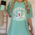 Fueled By Mitochondria Coffee Science Teacher Student Women's Comfort Colors T-Shirt Chalky Mint