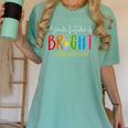Your Future Is Bright Kindergarten Teacher Life Men Women Women's Comfort Colors T-Shirt Chalky Mint Your Future Is Bright Kindergarten Teacher Life Men Women Women's Comfort Colors T-Shirt Chalky Mint
