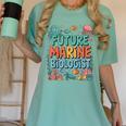 Future Marine Biologist Student Biology Teacher Kids Women's Comfort Colors T-Shirt Chalky Mint Future Marine Biologist Student Biology Teacher Kids Women's Comfort Colors T-Shirt Chalky Mint