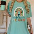 Future Teacher Boho Rainbow Leopard New Grad Student Women's Comfort Colors T-Shirt Chalky Mint Future Teacher Boho Rainbow Leopard New Grad Student Women's Comfort Colors T-Shirt Chalky Mint