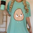Good Egg Teacher Halloween Costume The Couch Potato Women's Comfort Colors T-Shirt Chalky Mint