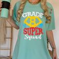 Grade 8 Super Squad Superhero Teacher Team Women's Comfort Colors T-Shirt Chalky Mint Grade 8 Super Squad Superhero Teacher Team Women's Comfort Colors T-Shirt Chalky Mint
