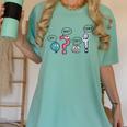 Grammar Teacher Punctuation English First Day Back To School Women's Comfort Colors T-Shirt Chalky Mint