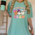 Groovy Kindergarten Boo Crew Kinder Halloween Teacher Kids Women's Comfort Colors T-Shirt Chalky Mint