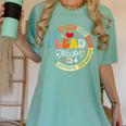 Groovy Lead Teacher Appreciation Back To School Women's Comfort Colors T-Shirt Chalky Mint Groovy Lead Teacher Appreciation Back To School Women's Comfort Colors T-Shirt Chalky Mint