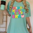 Groovy In My Middle School Era Back To School Teacher Women's Comfort Colors T-Shirt Chalky Mint Groovy In My Middle School Era Back To School Teacher Women's Comfort Colors T-Shirt Chalky Mint
