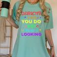 Growth Mindset Teacher Positive Message Inspirational Quote Women's Comfort Colors T-Shirt Chalky Mint