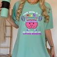 Growth Mindset Teacher Shirt Inspirational Shirts Women's Comfort Colors T-Shirt Chalky Mint