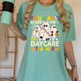 Halloween You Can't Scare Me I'm a Daycare Teacher Ghost Women's Comfort Colors T-Shirt Chalky Mint Halloween You Can't Scare Me I'm a Daycare Teacher Ghost Women's Comfort Colors T-Shirt Chalky Mint