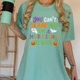 Halloween You Cant Scare Me Im A Middle School Teacher Women's Comfort Colors T-Shirt Chalky Mint Halloween You Cant Scare Me Im A Middle School Teacher Women's Comfort Colors T-Shirt Chalky Mint