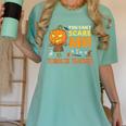 Halloween You Can't Scare Toddler Teacher For Men Women Women's Comfort Colors T-Shirt Chalky Mint