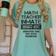 Halloween Math Teacher Prisoner Costume Women's Comfort Colors T-Shirt Chalky Mint Halloween Math Teacher Prisoner Costume Women's Comfort Colors T-Shirt Chalky Mint