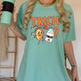 Halloween Medical Lab Science Microbiology Scientist Teacher Men Women Women's Comfort Colors T-Shirt Chalky Mint