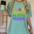 Halloween Monster Math Teacher Men Women Women's Comfort Colors T-Shirt Chalky Mint Halloween Monster Math Teacher Men Women Women's Comfort Colors T-Shirt Chalky Mint