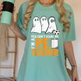 Halloween PE Teacher Shirt Can't Scare Me Women's Comfort Colors T-Shirt Chalky Mint Halloween PE Teacher Shirt Can't Scare Me Women's Comfort Colors T-Shirt Chalky Mint