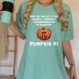 Halloween Pumpkin Pi Math Geometry Teachers Students For Men Women Kids Women's Comfort Colors T-Shirt Chalky Mint