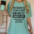Halloween Science Teacher Prisoner Costume Women's Comfort Colors T-Shirt Chalky Mint