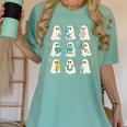 Halloween Science Teacher Student Ghost Laboratory Men Women Women's Comfort Colors T-Shirt Chalky Mint Halloween Science Teacher Student Ghost Laboratory Men Women Women's Comfort Colors T-Shirt Chalky Mint