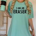 Halloween Teacher Im An Eraser Costume Kids Men Women Women's Comfort Colors T-Shirt Chalky Mint Halloween Teacher Im An Eraser Costume Kids Men Women Women's Comfort Colors T-Shirt Chalky Mint