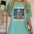 Halloween Teacher I'Ll Just Wait Until It's Quiet Women Women's Comfort Colors T-Shirt Chalky Mint