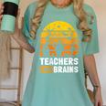 Halloween Teachers Science Math Teachers Love Brains Women's Comfort Colors T-Shirt Chalky Mint Halloween Teachers Science Math Teachers Love Brains Women's Comfort Colors T-Shirt Chalky Mint