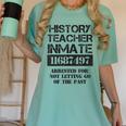 Halloween History Teacher Prisoner Costume Women's Comfort Colors T-Shirt Chalky Mint Halloween History Teacher Prisoner Costume Women's Comfort Colors T-Shirt Chalky Mint