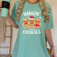 Hanging With My Cookies Gingerbread Christmas Teacher Xmas Women's Comfort Colors T-Shirt Chalky Mint Hanging With My Cookies Gingerbread Christmas Teacher Xmas Women's Comfort Colors T-Shirt Chalky Mint