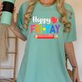 Happy Fri-Yay Friday Lovers Fun Teacher Life Weekend Women's Comfort Colors T-Shirt Chalky Mint Happy Fri-Yay Friday Lovers Fun Teacher Life Weekend Women's Comfort Colors T-Shirt Chalky Mint