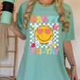 Happy Fri-Yay Groovy Teacher Friday Weekend Fri Yay Women's Comfort Colors T-Shirt Chalky Mint Happy Fri-Yay Groovy Teacher Friday Weekend Fri Yay Women's Comfort Colors T-Shirt Chalky Mint