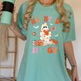 Haunted By 67 Boo Ghost Teacher 6 7 Halloween Costume Women's Comfort Colors T-Shirt Chalky Mint Haunted By 67 Boo Ghost Teacher 6 7 Halloween Costume Women's Comfort Colors T-Shirt Chalky Mint