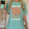Having a Weird Music Teacher Builds Character Music Teacher Women's Comfort Colors T-Shirt Chalky Mint Having a Weird Music Teacher Builds Character Music Teacher Women's Comfort Colors T-Shirt Chalky Mint