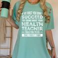 Health Teacher Tshirt Appreciation For Men Women Women's Comfort Colors T-Shirt Chalky Mint
