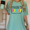 Hello Pre-K Team Preschool Teacher Kids Back To School Women's Comfort Colors T-Shirt Chalky Mint Hello Pre-K Team Preschool Teacher Kids Back To School Women's Comfort Colors T-Shirt Chalky Mint