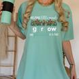 Helping Little Minds Grow One Phoneme At A Time Teacher Women's Comfort Colors T-Shirt Chalky Mint