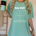 Holy Shift Look At The Asymptote Math Teacher Science Women's Comfort Colors T-Shirt Chalky Mint Holy Shift Look At The Asymptote Math Teacher Science Women's Comfort Colors T-Shirt Chalky Mint