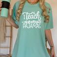 Homeschool Mom Teacher I Teach In My Pajamas For Women Women's Comfort Colors T-Shirt Chalky Mint Homeschool Mom Teacher I Teach In My Pajamas For Women Women's Comfort Colors T-Shirt Chalky Mint