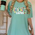 Hot All Superheroes Wear Capes Cute Teacher End Of School Women's Comfort Colors T-Shirt Chalky Mint Hot All Superheroes Wear Capes Cute Teacher End Of School Women's Comfort Colors T-Shirt Chalky Mint