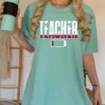Humor Teacher Empty Battery Power Men Women Women's Comfort Colors T-Shirt Chalky Mint Humor Teacher Empty Battery Power Men Women Women's Comfort Colors T-Shirt Chalky Mint
