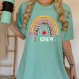 IA Crew Instructional Assistant Rainbow Teachers Aide Women's Comfort Colors T-Shirt Chalky Mint IA Crew Instructional Assistant Rainbow Teachers Aide Women's Comfort Colors T-Shirt Chalky Mint
